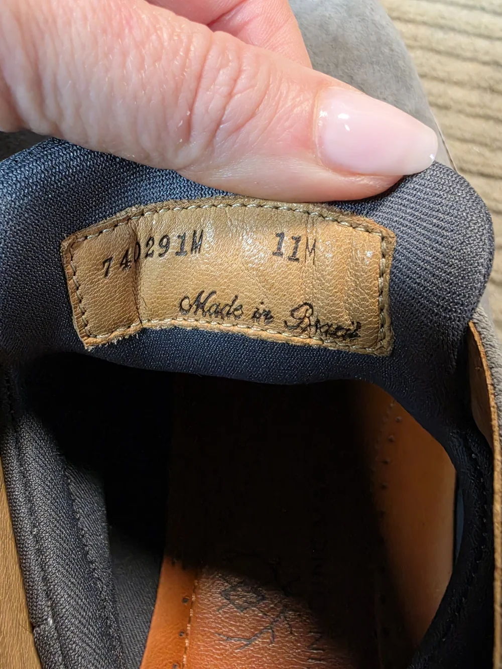 Martin Dingman Suede Chukka Boots Gray Men's 11M Casual Boot Made Brazil